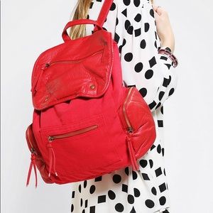 Red Cooperative Backpack